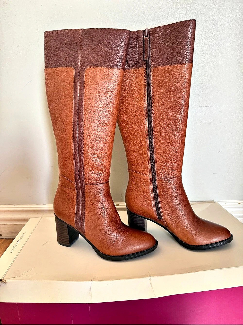 Naturalizer Brown Heeled Boots